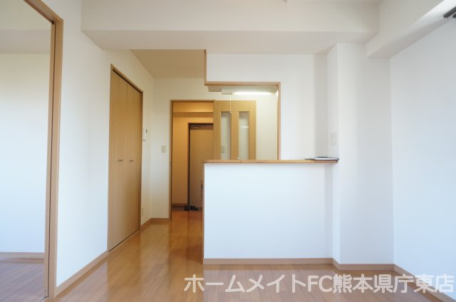 熊本市中央区水前寺公園の賃貸マンションの居間・リビング