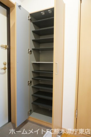 熊本市中央区水前寺公園の賃貸マンションの玄関