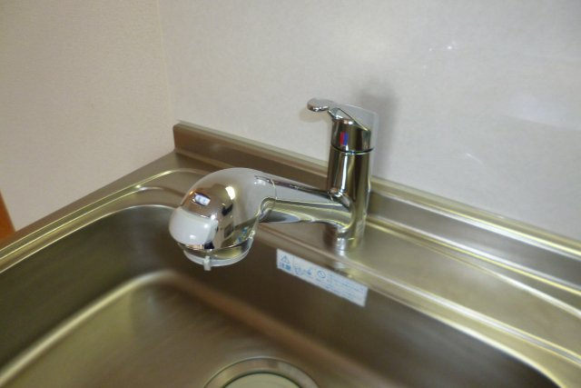 ヴィラ キュラスのキッチン|備付浄水器