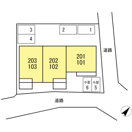 庵・里の区画図