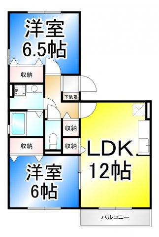 グランコスモ竹内の間取り