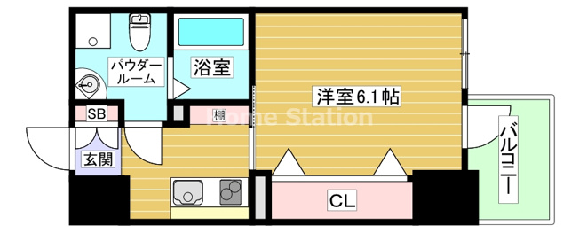 【間取り】 | アドバンス西梅田Ⅳエール