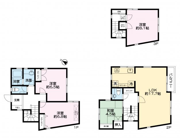 【間取り】 | 目黒４丁目貸家 | 目黒４丁目貸家