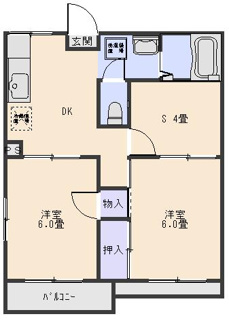 【間取り】 | シティハウスA棟