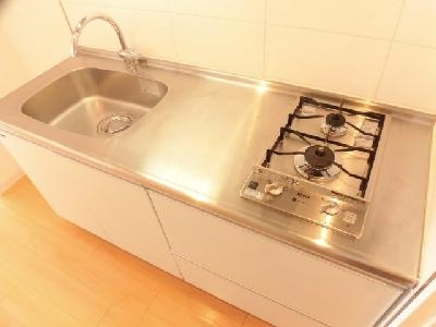 プラネシア烏丸御池のキッチン|２口ガスコンロ
