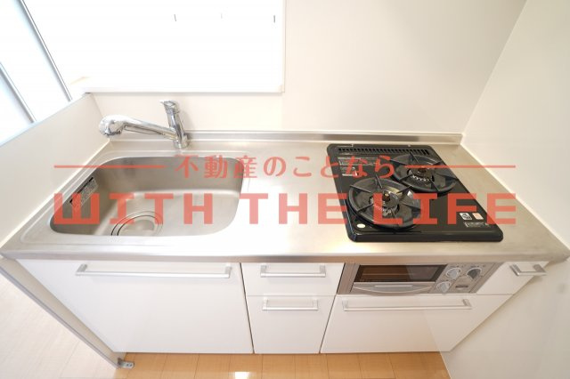 グロワール東合川【キャッシュバック対象物件】のキッチン|お料理しやすいキッチンです