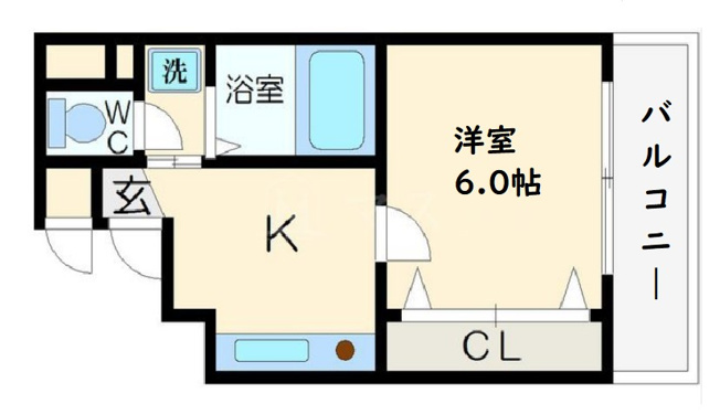 【間取り】 | クレセール阿波座