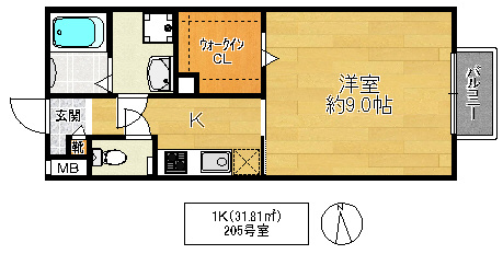 グランメールの間取り