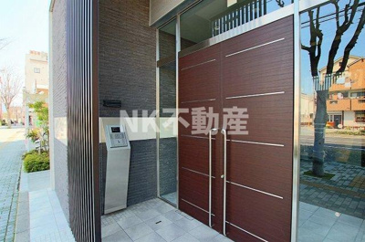 【エントランス】 | ハイフィールド（俊徳道賃貸） | 落ち着いたエントランスです