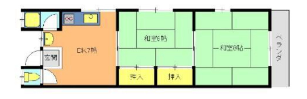 塩屋グリーンハイツの間取り|☆垂水区　塩屋グリーンハイツ☆