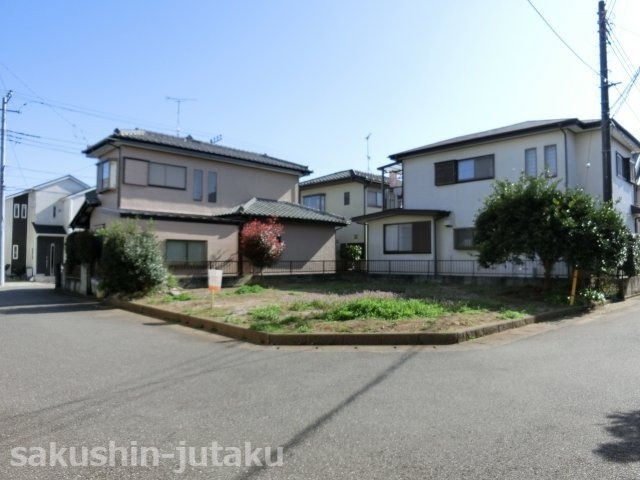 作新台７丁目　売地の外観|作新台７丁目　売地　建築条件なし　北西５ｍ道路×北東５ｍ道路　角地　更地