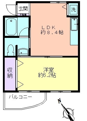カナダハウスの間取り