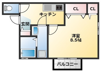 【間取り】 | サニーハウス法善寺