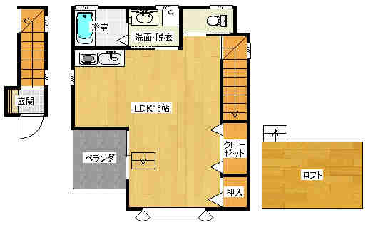 サラナHOUSEの間取り