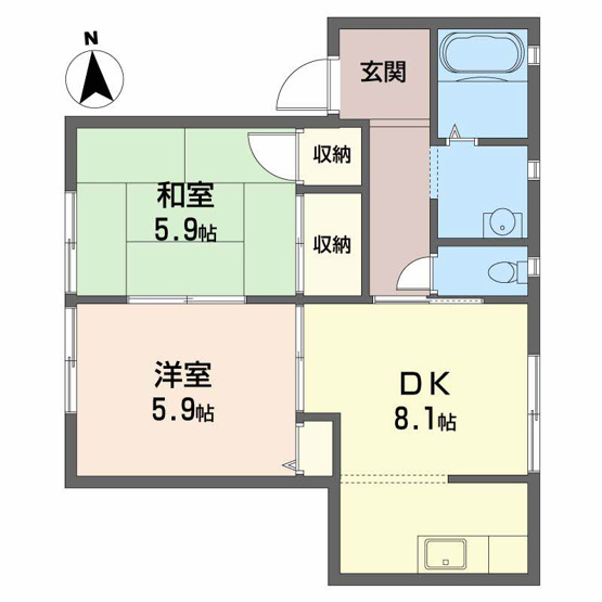 【間取り】 | サンビレッジ宮前