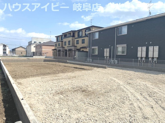 【外観】 | 岐阜市岩地　新築建売　全2棟　6月末完成予定！駅近物件！敷地面積60坪以上！お車スペース3台以上可能