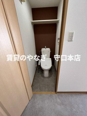 【トイレ】 | M’ｓ FLAT | 落ち着いた色調のトイレです