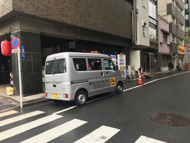 川岸会館の駐車場