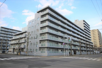 【外観】 | クリーンリバー北9条Ⅱ | 11階建ての中古マンションです
