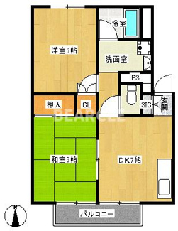 【間取り】 | ヴュー深草