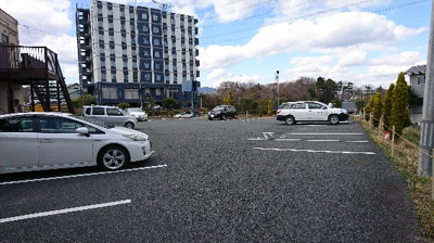 【駐車場】 | 家具、電化製品付き、水道料込、ハイツフォーレスト | 駐車スペースもあります