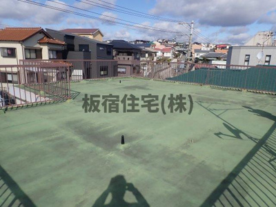 【バルコニー】 | 多井畑貸家2階