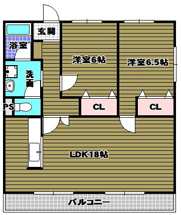 メゾン大美野の間取り
