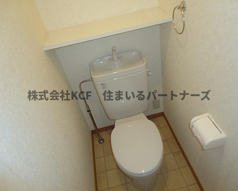 リブレア宮ノ陣B棟のトイレ|落ち着いたトイレです