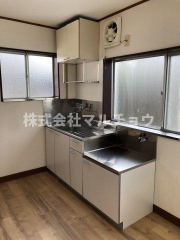 日野マンションのキッチン|お料理しやすいキッチンです