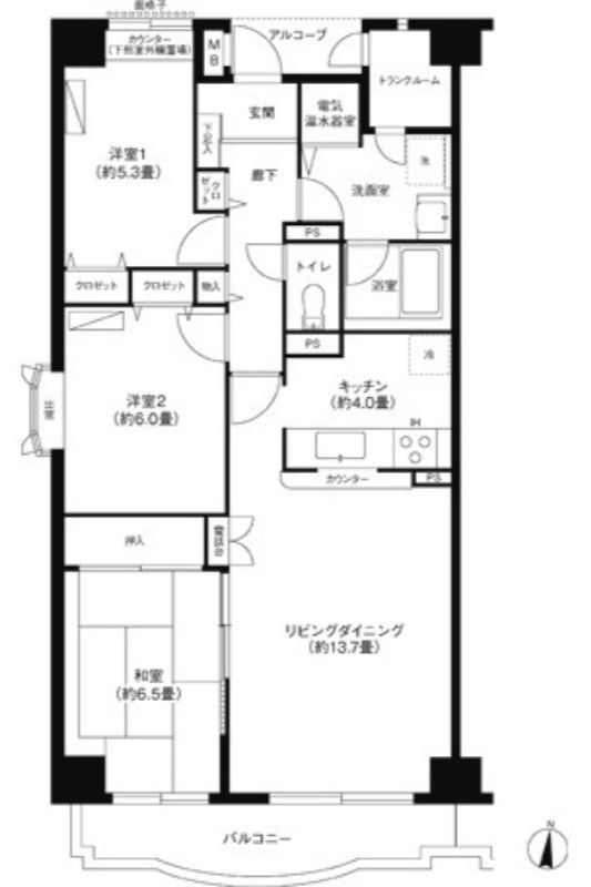 エクレール21の間取り