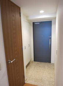 江東区豊洲３丁目の賃貸マンションの玄関