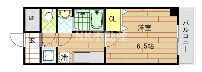 【間取り】 | リバーサイド金岡五番館（久宝寺口賃貸） | 間取りです