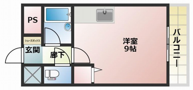 アスターハウス新本町の間取り
