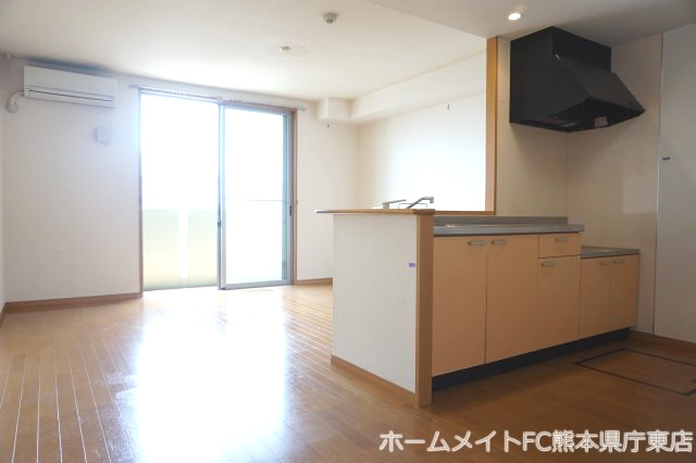 上益城郡益城町大字広崎の賃貸マンションの居間・リビング