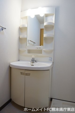 上益城郡益城町大字広崎の賃貸マンションの独立洗面台