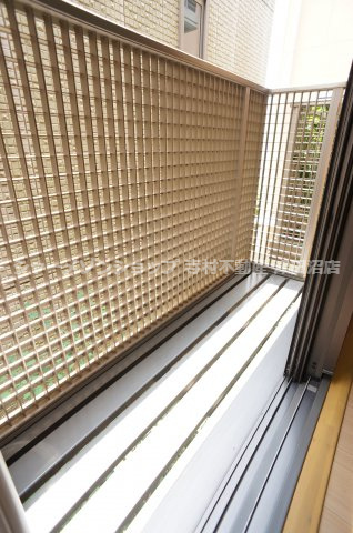 オアシス谷津のバルコニー