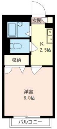 オアシス谷津の間取り