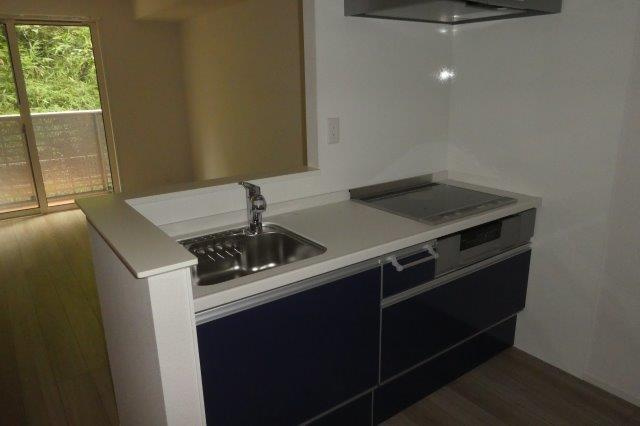 ザルツブルグ中林のキッチン|3口ＩＨコンロ付きシステムキッチン