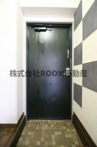 コウガマンションⅡの玄関|落ち着いた玄関です