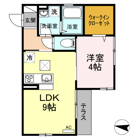アフェットの間取り