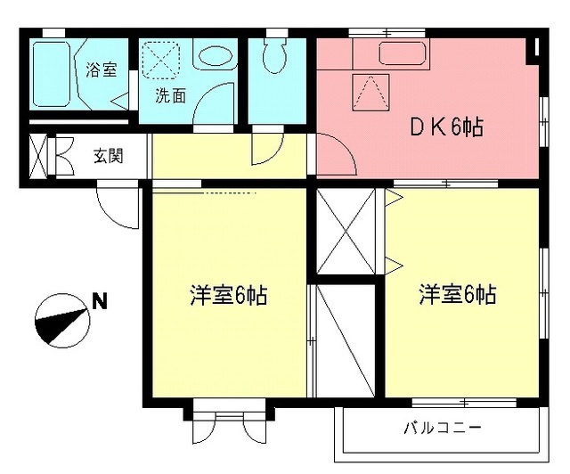 パルハイムの間取り