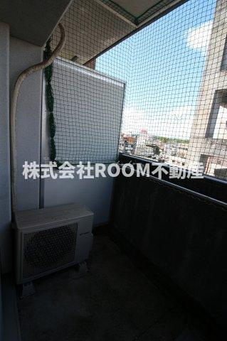 Residence上町　EASTのバルコニー