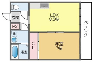 【間取り】 | ブエナビスタ大津ウエスト