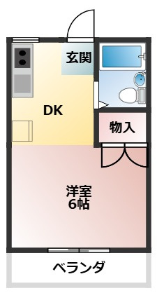 オータム福岡　の間取り
