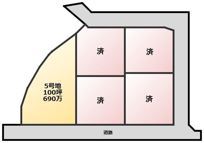 【土地図】 | 糒分譲地