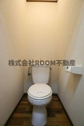 オレンジハウス　A・Bのトイレ|落ち着いたトイレです