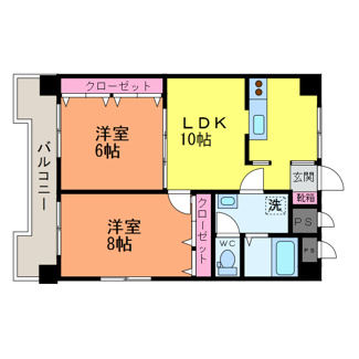【間取り】 | フェリオ市駅西Ⅰ