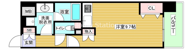 【間取り】 | アルグラッド福島EAST