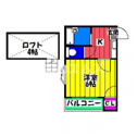 【間取り】 | チャレオコーポハウス大橋の間取り