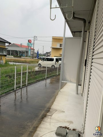 アパートメント中島のバルコニー